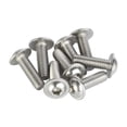 thumbnail image 4 of Bybiment M6-1.0 14mm Flanged Button Screws Bolts, Steel 18-8 (304), Fully Threaded, Drive, Quantity 100, 4 of 7
