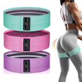 thumbnail image 1 of Las bandas de resistencia para yoga están diseñadas específicamente para mujeres (juego de 3), fabricadas con tela antideslizante y de alta calidad. La banda elástica de fitness con anillo es perfecta para deportes de piernas, botines, glúteos, yoga y fitness en casa. Excelente Rendimiento, 1 of 5