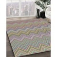 thumbnail image 2 of Ahgly Company Indoor Square Patterned Mauve Taupe Purple Novelty Area Rugs, 3' Square, 2 of 6