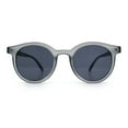 thumbnail image 5 of Retro Hipster Fashion Horn Rim Round Circle Len Plastic Sunglasses Slate - Black, 5 of 8