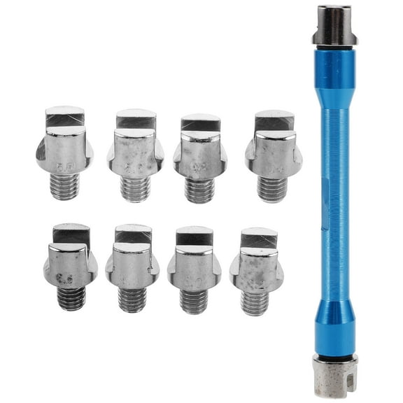 Motorcycle Tire Tools Scrubber Wall-mounted Bracket Wheel Accessories Wire Wrench Blue