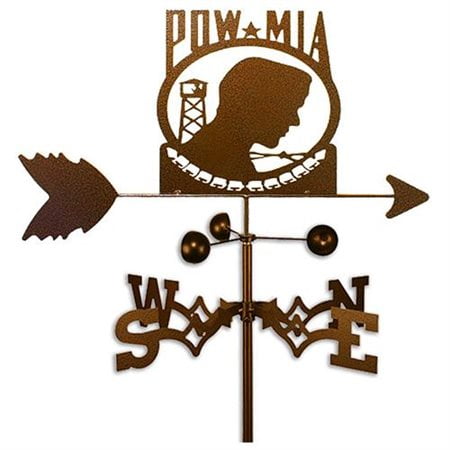 Handmade Armed Services POW MIA Weathervane