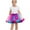 Purple, variant on AKAFMK Baby Girl's Rainbows Tutu Skirt,Tulle Princess Ballet Dress,Toddler Baby Girls Cute Star Net Yarn Princess Skirt Multi-color Skirt Bow Hairpin Suit