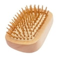 thumbnail image 1 of Cepillo de madera natural para el cabello, masajea el cuero cabelludo y desenreda el cabello., 1 of 5