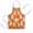 Orange Halloween Ghosts, variant on Orange Witch Hat Halloween Pattern Kids Aprons for Girls and Boys,Adjustable Neck Strap Toddler Aprons for Kids Cooking Baking