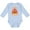 AE-Light Blue, variant on Inktastic My First Thanksgiving with Football Turkey Boys or Girls Long Sleeve Baby Bodysuit