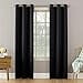 thumbnail image 3 of Sun Zero Becca Energy Efficient Grommet Curtain Panel, 40" x 84", Black, 3 of 4