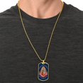 thumbnail image 4 of Nuestra Señora De Guadalupe Luxury Dog Tag Necklace - Graphic Military Dog Tag Necklace (Optional Personalized Engraving), 4 of 5