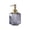 Gray, variant on Soap Dispenser for Bathroom,Cylindrical Lotion Dispenser,12oz Ceramic Relief Hand Dish Soap Dispenser,Refillable Liquid Dispenser for Kitchen