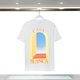thumbnail image 1 of Casablanca 23 Primavera y novedad de verano estilo Fantasy Gate Starry Sky Castle casa letra logo camiseta de manga corta para parejas8096 blanco, 1 of 4