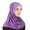 Purple, variant on Ediodpoh Women Fashionable Stretch Hijab Malay Indonesian Wrap for Stylish Head Covering Dark Blue