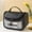 Black, variant on Deeceymbur Makeup Bag with Handle Portable Clear Pouch Waterproof Travel Case with Zipper for Women Men