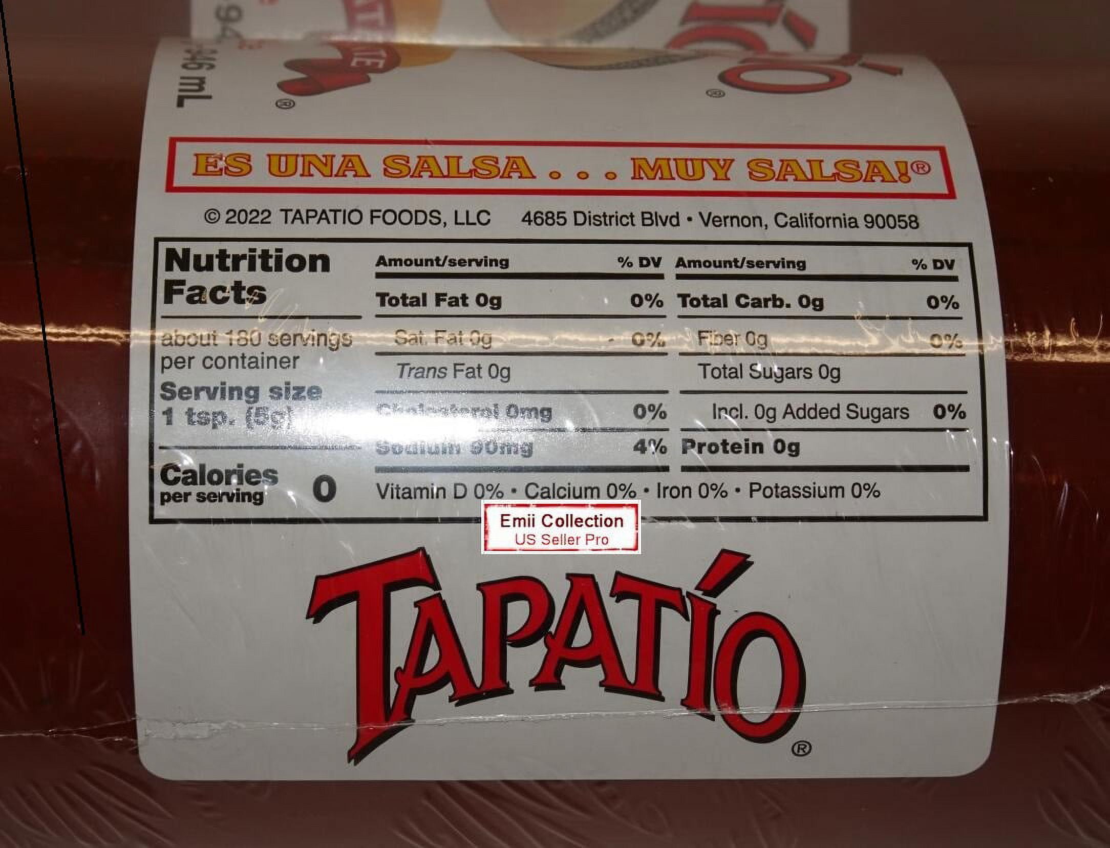 Tapatio Salsa Picante Hot Sauce 32fl oz 946ml (4 Bottles)