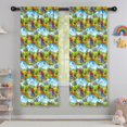 thumbnail image 5 of Blackout Kids Curtains,Rooster and Farm Blue Pattern Children's Insulated Curtains Set Of 2,Bedroom Essentials,Toddler Room Decor 42"x63", 5 of 5