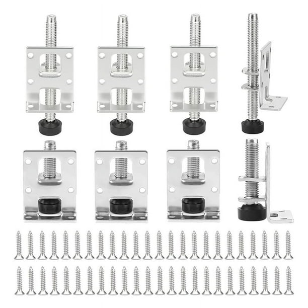 8 Pieces Adjustable Furniture Feet Kit, 55/102 mm Heavy Duty Furniture