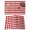 Red, variant on Green Plaid Placemats Set of 8 Modern Minimalist Geometric Gingham Checkered Place Mats Indoor Wipeable Table Mats Washable Dining Table Placemats for Kitchen Holiday Party Home Decor 13x19 Inch