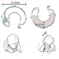 thumbnail image 4 of 2X Almohada de Cuello de DragóN , Almohada de Cuello de Animal de Felpa de AnimacióN Japonesa, Almohada de Vuelo de Cuerpo de Animal con Gafas para Dormir, 4 of 5