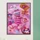 thumbnail image 4 of Pintura De Diamante 5D DIY Kit De Gato De Taladro Redondo Completo Decoración Del Hogar 30x40cm Rosa, 4 of 9