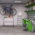 thumbnail image 3 of Aoile Table de Travail en Acier Inoxydable avec Roues, 30 Pouces x 24 Pouces x 34 Pouces NSF Table Commerciale avec Étagère Inférieure Réglable pour Cuisine, Restaurant, Maison, Garage, Hôtel, 3 of 7