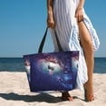 thumbnail image 5 of Rocae Planets Stars And Galaxies for Large Women's Waterproof Beach Bag Tote with 7 Pockets Pool Bag for Travel Gym Vacation, 5 of 6