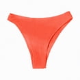 thumbnail image 5 of NOLDARES Bikini Bottoms for Women String Bathing Suit Bottom with Moderate Coverage Low Waist Swim Bottom(Watermelon Red,L), 5 of 6