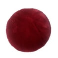 thumbnail image 3 of Cojín redondo pequeño antideslizante para asiento, funda para cojín de asiento con lazo, 33 cm Vino rojo, 3 of 5