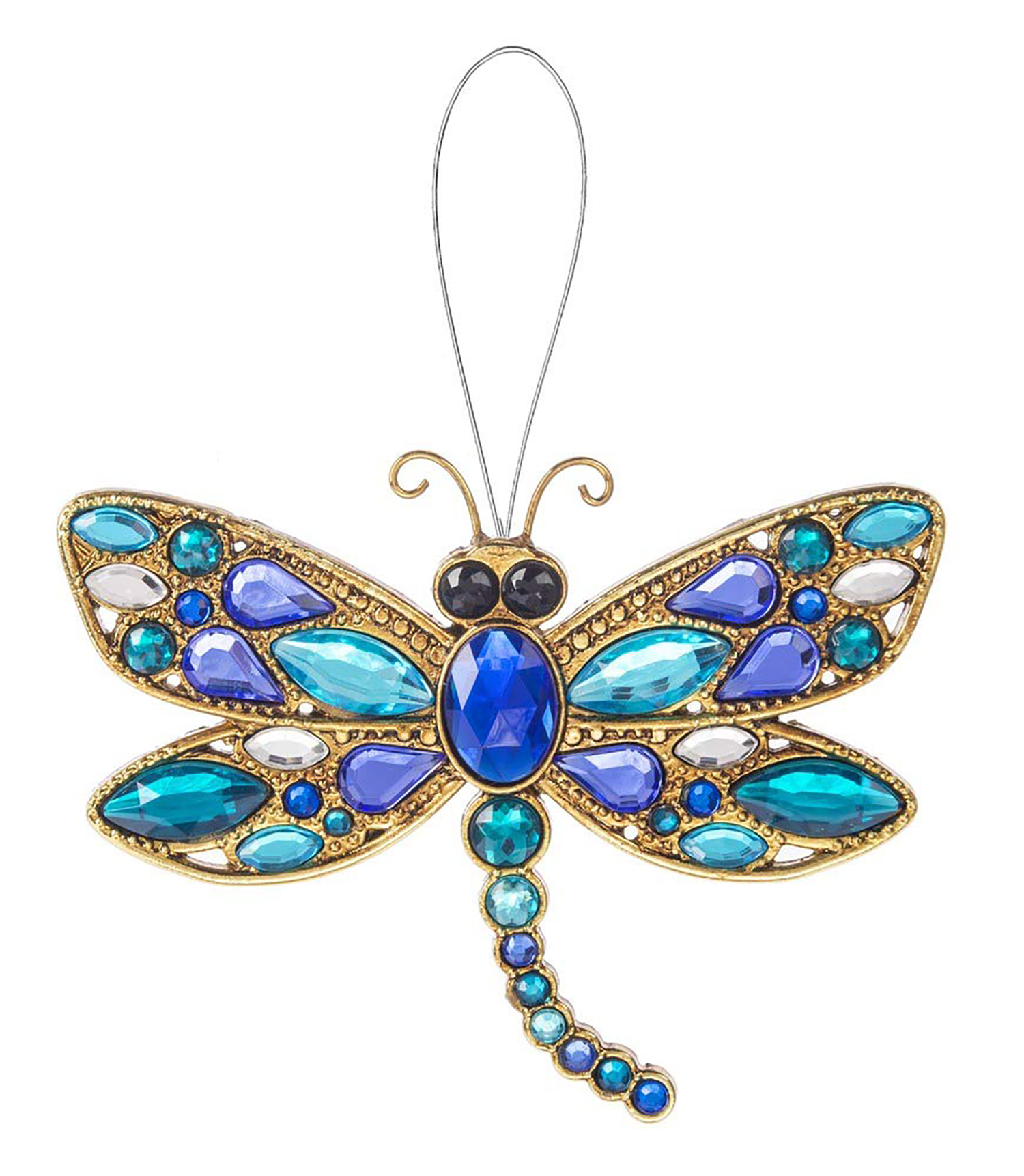 Ganz Crystal Expressions 4.25x3.25in Radiant Dragonfly Ornament ACRY