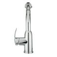 thumbnail image 2 of Dura Faucet Single Hole Hi-Rise Pull-Out Kitchen Faucet for RVs - Chrome, 2 of 8
