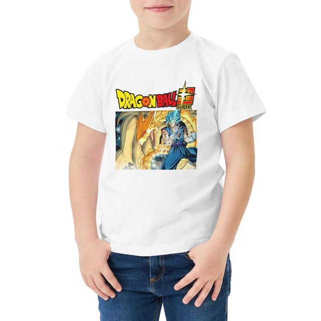 Camiseta Algodón de DBZ para niños