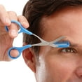 thumbnail image 4 of Eyebrow Comb Scissors Curved Eyebrow Trimmer Grooming Small Scissors with Comb Stainless Steel Eyebrow Eyelash Hair Remove Tool, 4 of 9