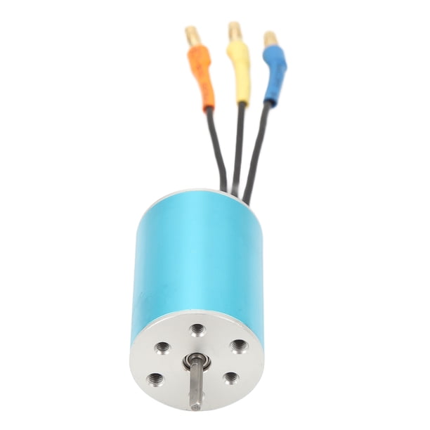 Motor Sin Escobillas RC, 3200KV 300W Conector De 3,5 Mm 2435 Motor Sin Escobillas 4 Eje D2mm Alta Precisión Bajo Nivel De Ruido Para Reemplazo