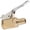 Gold, variant on Gpoty Car Air Pump Thread Nozzle Adapter Tire Air Chucks Car Inflator Valve Connector Clamp Car Tire Inflator Valve Connector Car Tyre Quick Release Adapter Connector Brass Clip-on 6mm/8mm