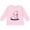 AD-Pink, variant on Inktastic Sitting Pig Boys or Girls Long Sleeve Toddler T-Shirt