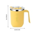 thumbnail image 3 of Double-Wall Stainless Steel Vacuum Insulated Mug with Handle, 16oz Leak-Proof Travel Tumbler for Hot & Cold Drinks, 480ml Capacity, 3 of 6
