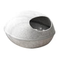 thumbnail image 4 of Milaget Maison pour Chat Robuste Cachette Résistante à l'Usure Résistante aux Rayures Semi-Fermée Gris Clair, 4 of 9