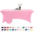 thumbnail image 1 of Cubierta para muebles de patio YONGSHENG cubierta de mesa impermeable de spandex 8 pies rosa, 1 of 2