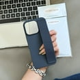 thumbnail image 2 of Phone Case for iPhone 16 Pro Max, Hand Strap Anti-Scratch Protective Drop Proof Anti-Fingerprint Slim Fit Durable TPU PC Case for Apple iPhone 16 Pro Max, Blue, 2 of 3