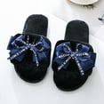 thumbnail image 5 of Ketyyh-chn99 House Slippers Soft Plush Cozy Indoor Outdoor Slippers Black,41, 5 of 5