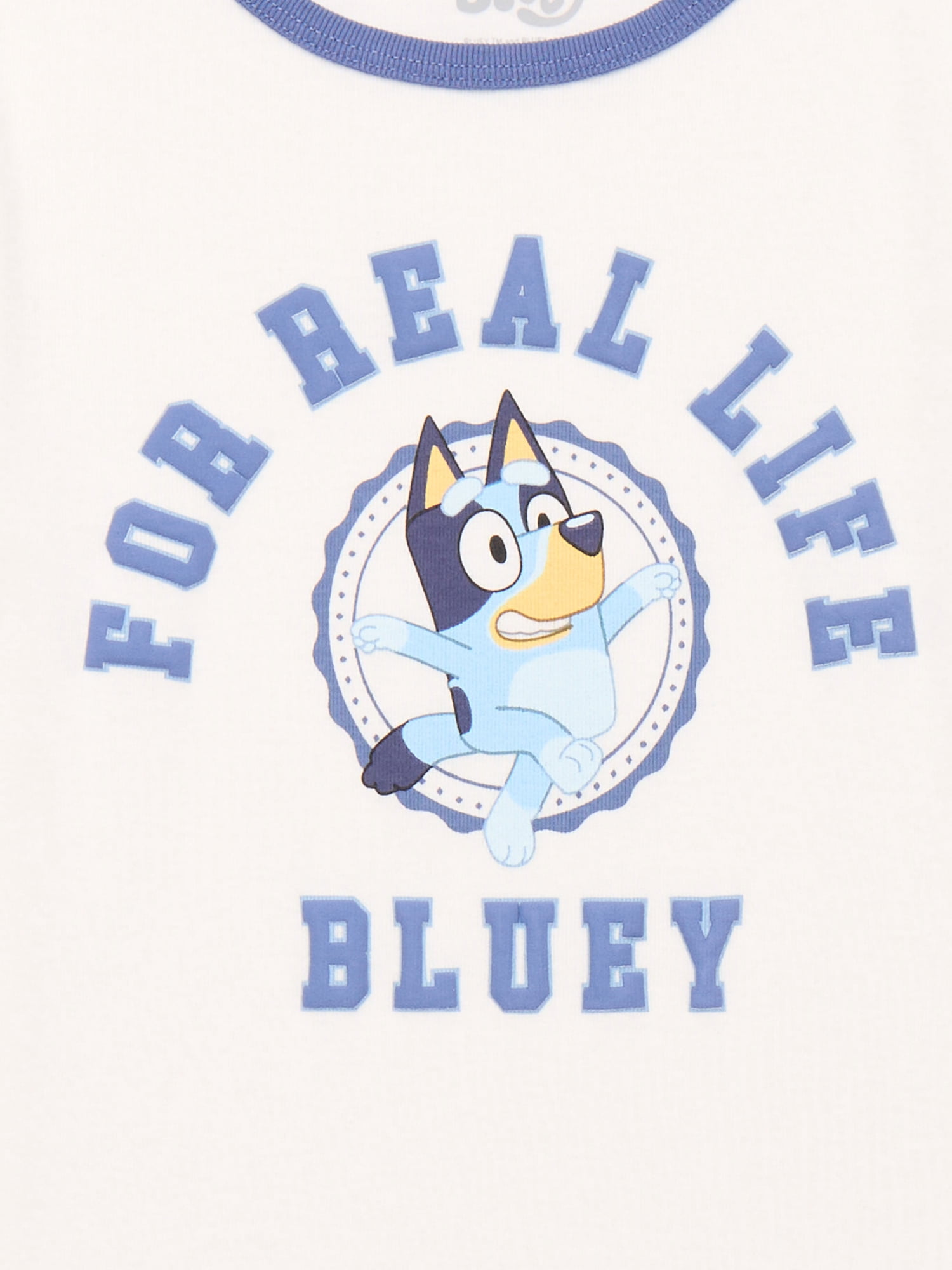 Bluey Girls Short Sleeve Bow Detail Graphic T-Shirt, Sizes 4-16