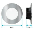 Luxrite 4 Inch LED Recessed Light With Junction Box - 15W, 5 Color Selectable, Dimmable, Wet Rated