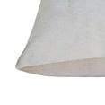 thumbnail image 3 of HomeRoots 534308 16 x 24 in. Ivory Patchwork Faux Leather Zippered Pillow, 3 of 7