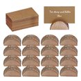 thumbnail image 3 of 20 Soportes Para Tarjetas De Lugar De Madera Rústica, Soporte Para Tarjetas De Números De Mesa De Boda, Soporte Para Tarjetas, Soporte De Madera Para Decoración De Fiestas, Clip Para Notas, Soporte Pa Muyoka Hogar, 3 of 6