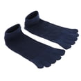 thumbnail image 4 of Calcetines de del pie para hombre, calcetines de algodón de cinco s, calcetines deportivos para hombre, calcetines tobilleros para correr Yuyangstore Calcetines con puntera de malla de algodón, 4 of 8
