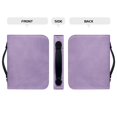thumbnail image 4 of HELLHERO Solid Lavender Pattern Bible Covers for Christian Prayer Church, Protective Church Bible Bag PU Leather Top Handle Bible Case, 4 of 12