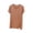 Khaki, variant on Women's Plus Size Tops Short Sleeve Crew Neck Side Split T-Shirts Trendy Casual Tees Soft Comfy Blouses