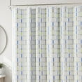 thumbnail image 2 of Hometrends Decorative Fabric Shower Curtain with Geometric Designs, 2 of 7
