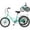 Light Green, variant on MOONCOOL Adult Folding Tricycle for Adults, 7 Speed 20/24/26 inch 3 Wheels Bikes with Basket, Foldable Tricycle for Adults, Women, Men, Seniors