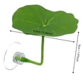 thumbnail image 3 of Aquarium Betta Fish Leaf Pad Hammock, Artificial Green Lotus Leaf for Fish Tank Rest Bed, Suction Cup Aquatic Habitat Decor, Landscaping Accessories, 3 of 6