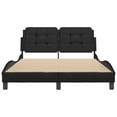 thumbnail image 5 of vidaXL Bed Frame with Headboard Base Mattress Bedroom Furniture Faux Leather, 5 of 10