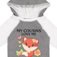 thumbnail image 4 of Inktastic My Cousins Love Me- Little Fox Boys or Girls Long Sleeve Baby Bodysuit, 4 of 5